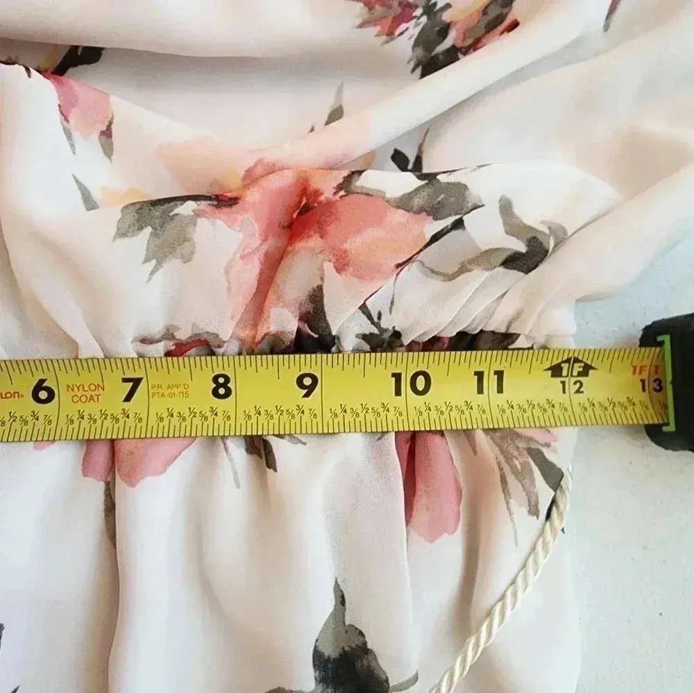 White House Black Market Off-the-Shoulder Floral Maxi Dress size S - Image 9