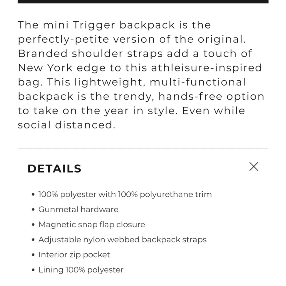 Botkier BOTIKER Mini Trigger Backpack Black - Image 3