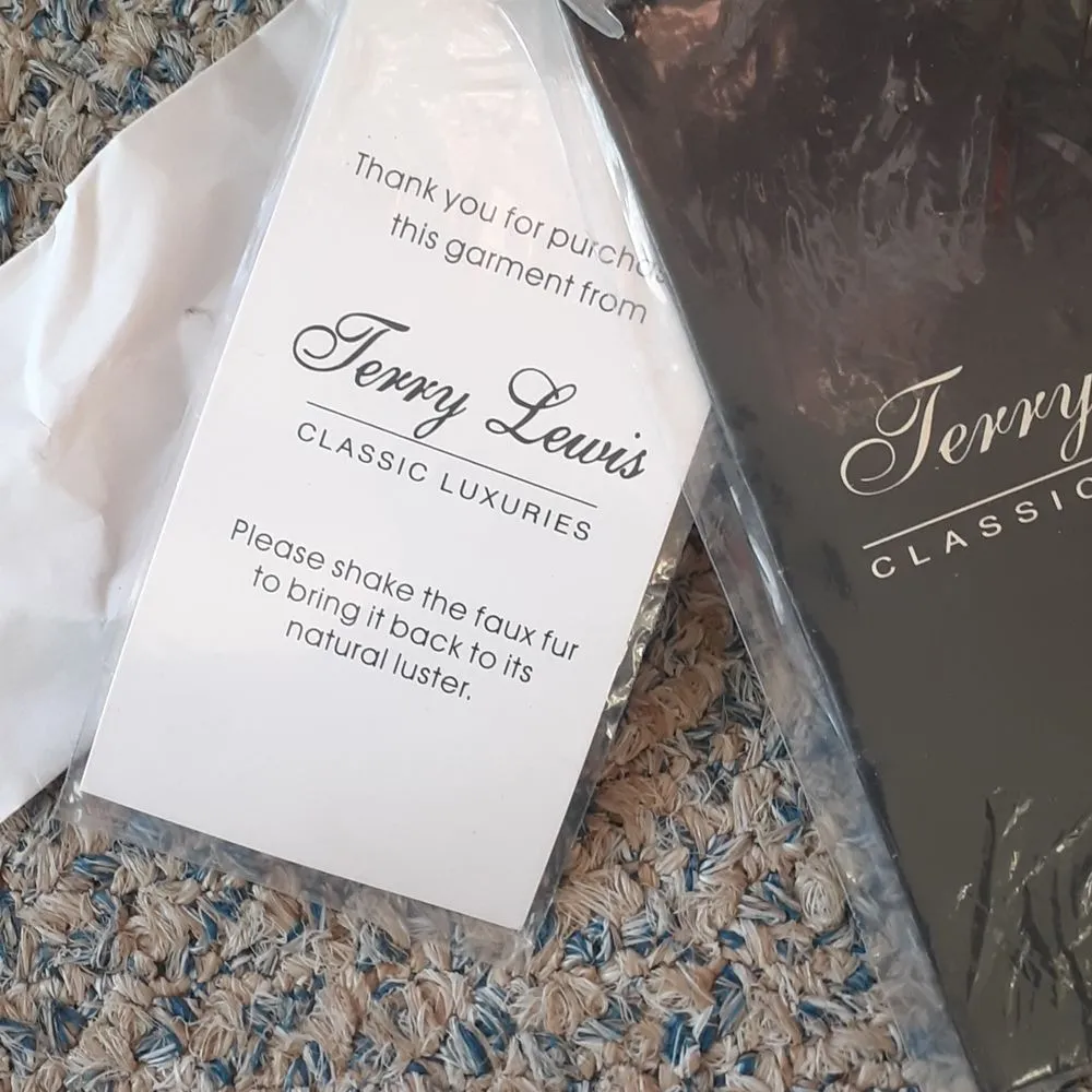 Terry Lewis Classic Luxuries Burgundy Faux Fur Collar Leather Jacket SIZE 2X - Image 3