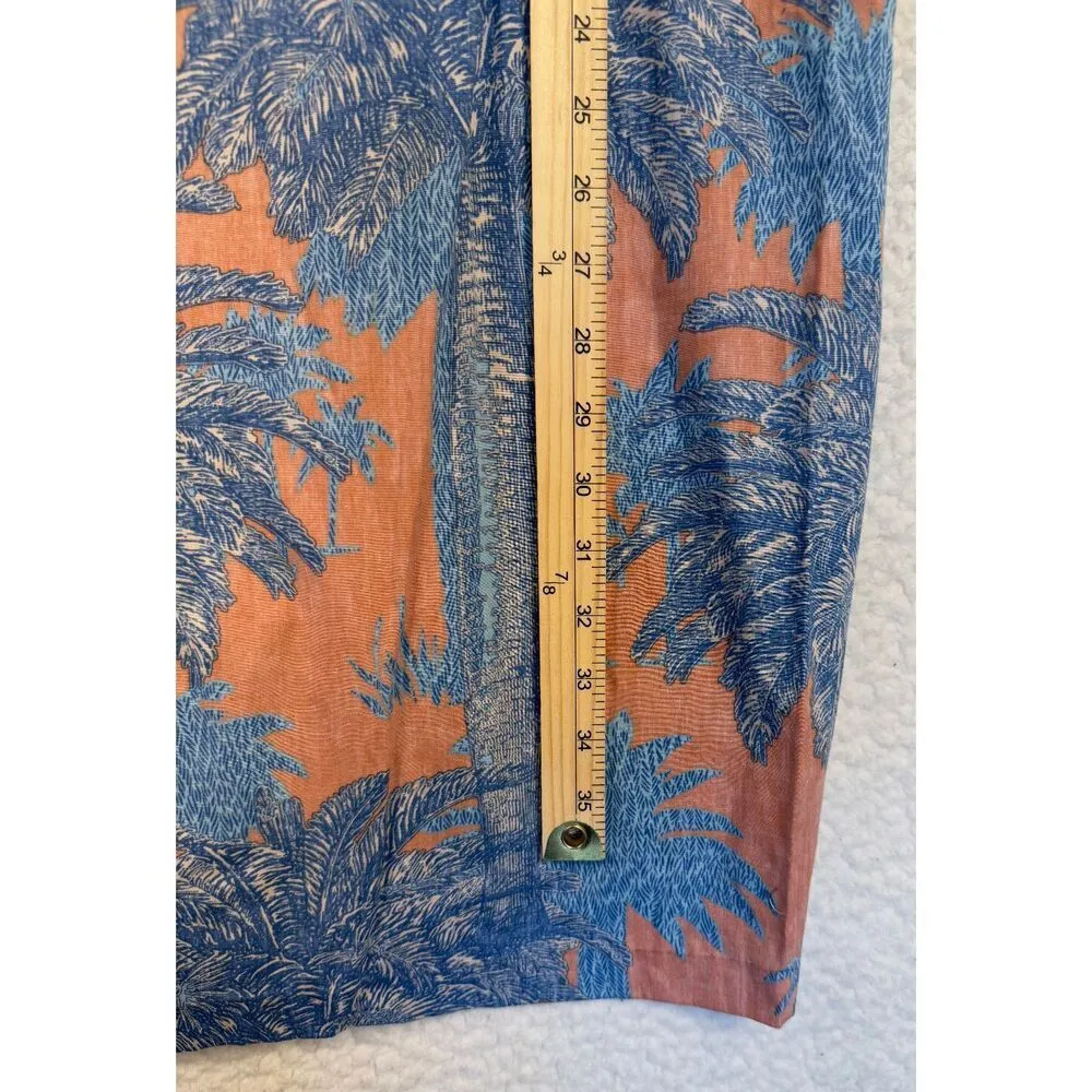 NWT VTG Reyn Spooner Womens‎ Hawaiian Floral Palm Royals Mini Vacation Dress XL - Image 6