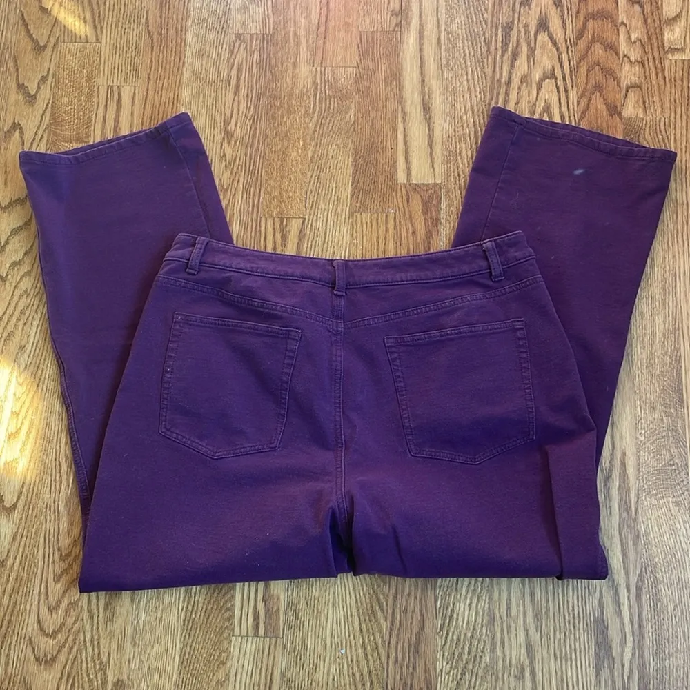 EUC dream jeans by Quacker factory Purple Size 16 - Image 4