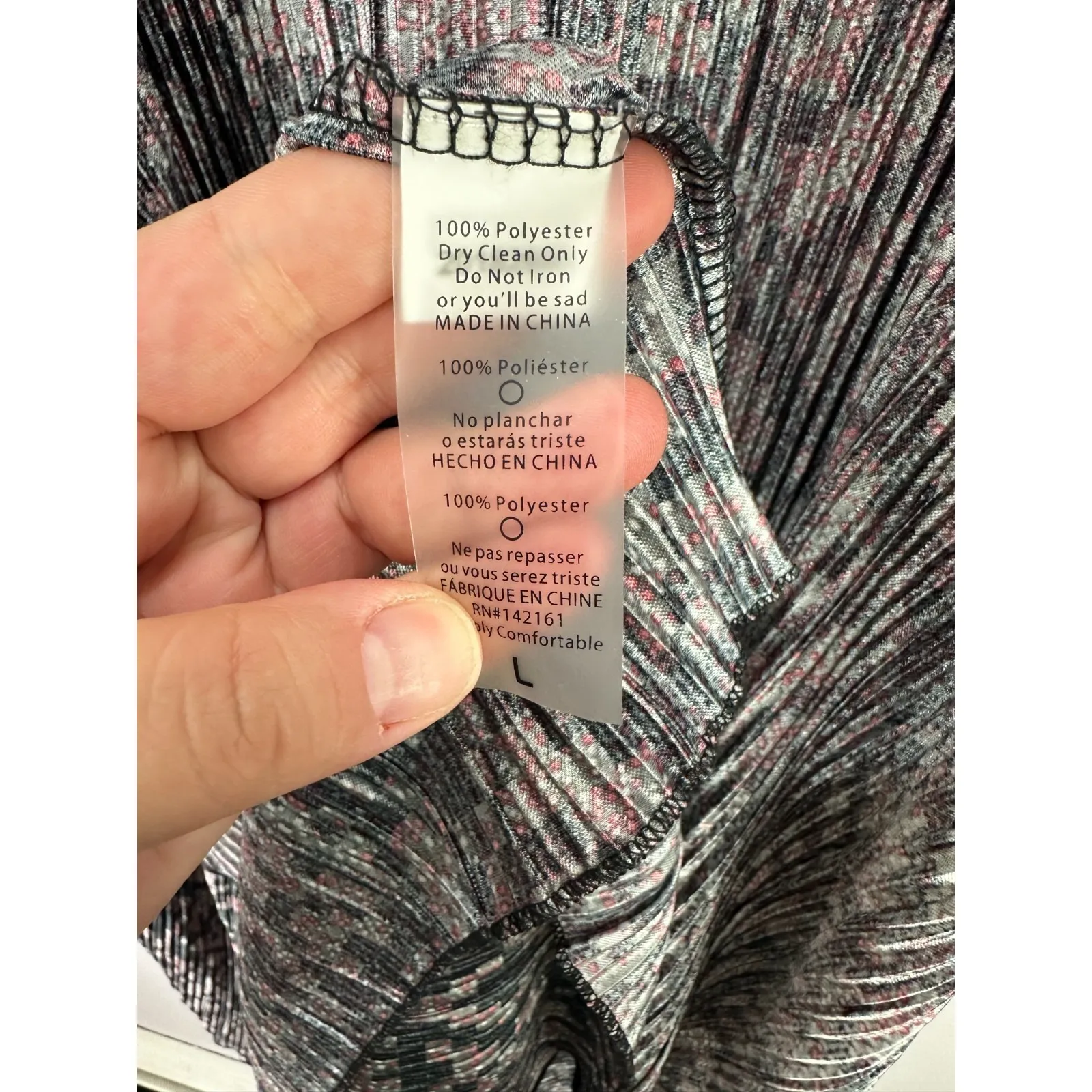 LuLaRoe Shirley Kimono L Pink‎ Black Geometric Boho Festival Duster Cardigan - Image 5