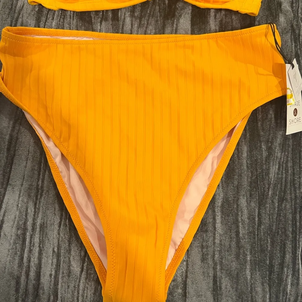 Bright Orange Yellow Bikini Set - Image 2