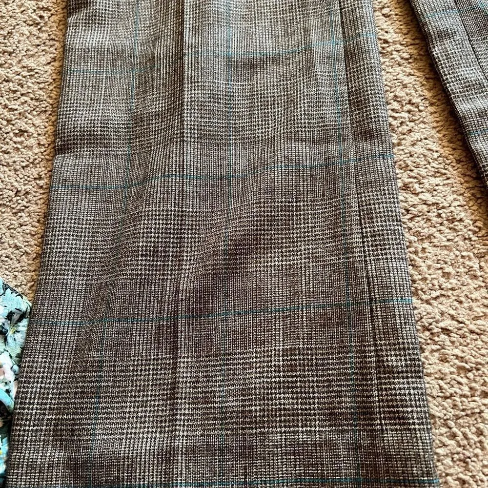 Escada plaid dress pants 42 Gray Size L - Image 4