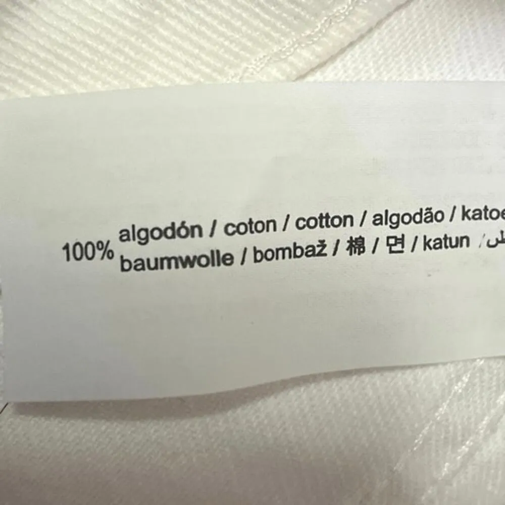 NEW Pull & Bear Pacific Republic White High Waisted Denim Jean Shorts Size 6 - Image 5