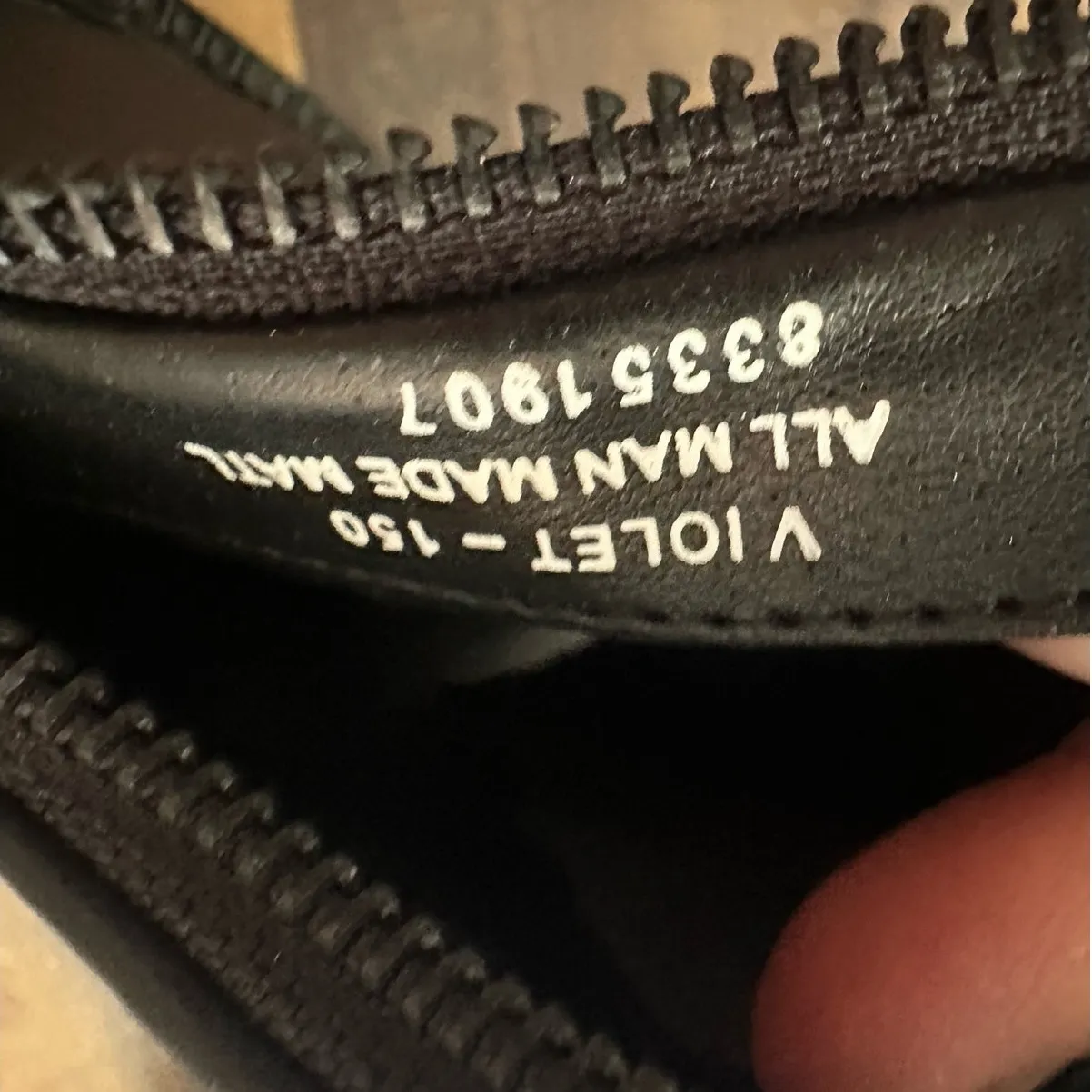 Demonia Black Violet Platform Open-Toe Boots Size 7 - Image 9