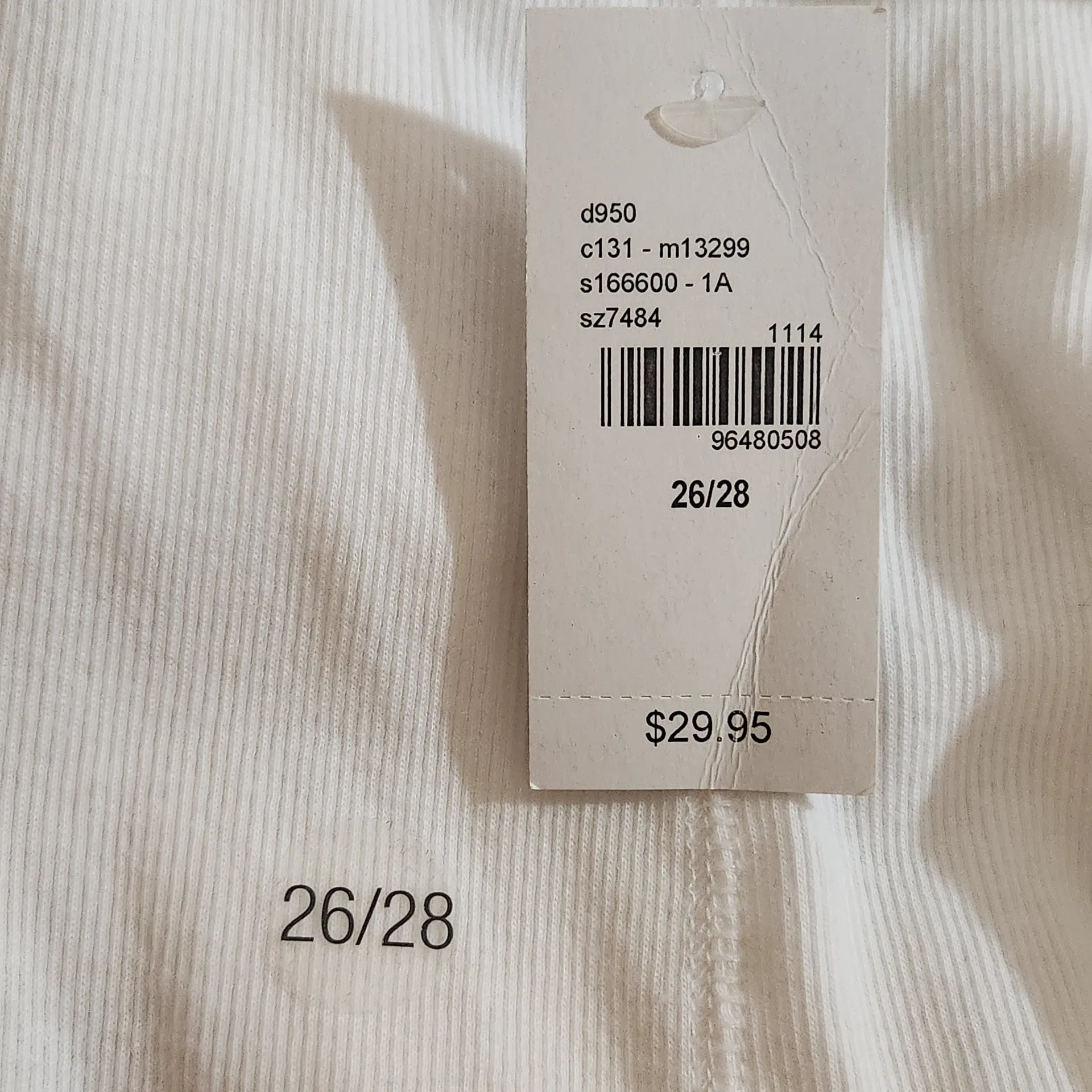 Lane Bryant White Embellished Tank Top NWT Size 26/28 White Ribbed Knit Tank - Image 6