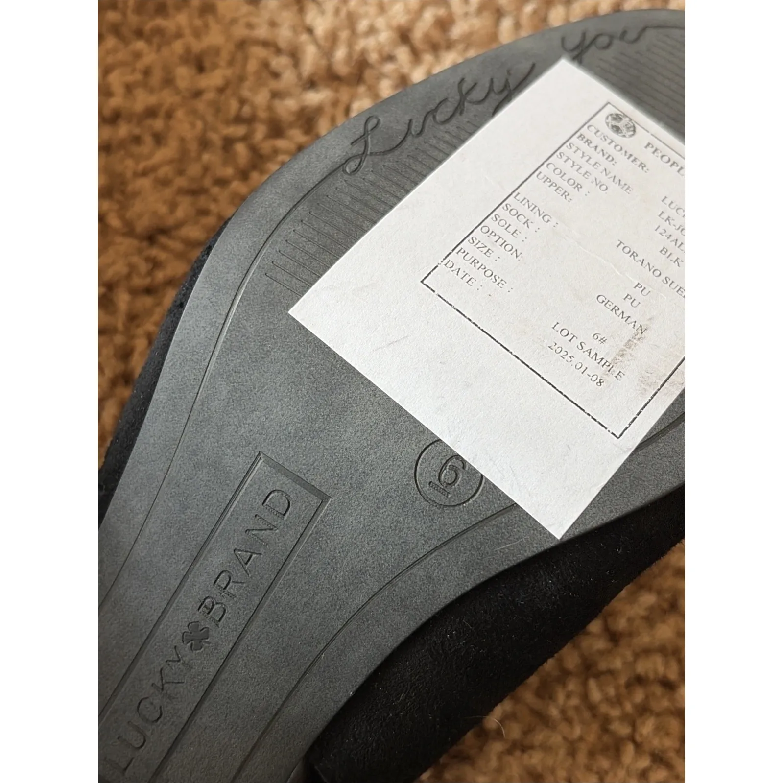 Lucky Brand LK-JOCINA 2 Classic Black Suede Leather Laser Cut Slingback Shoes 6 - Image 15