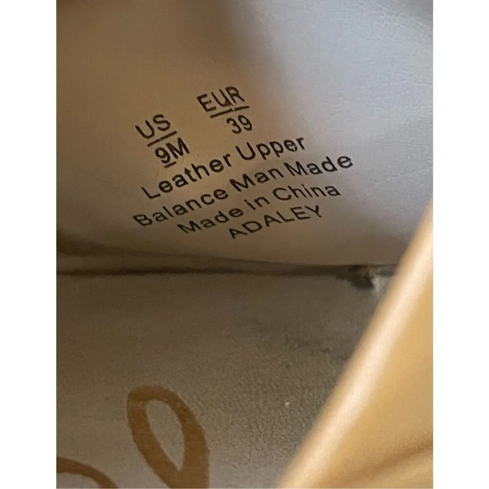 Sam Edelman Adaley Camel Brown Woven Slide Sandals Shoes Size 9M - Image 6