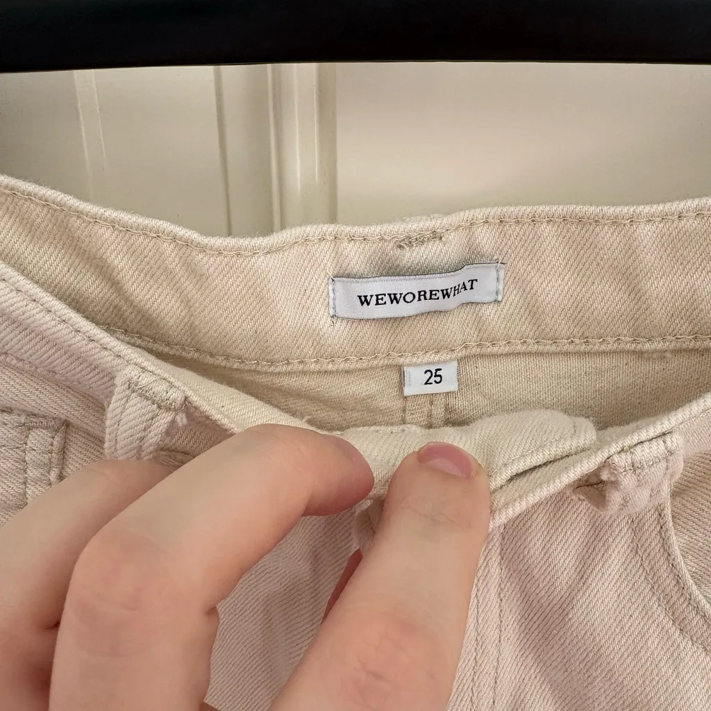 Weworewhat Ultra High Rise Balloon Leg Tapered Jeans Size 25 - Image 7