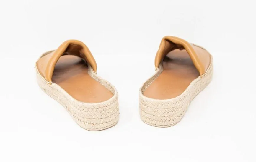 Vince Women's Jesse Genuine Leather Slip On Open Toe Espadrille Sandals Shoes 9 - Image 3