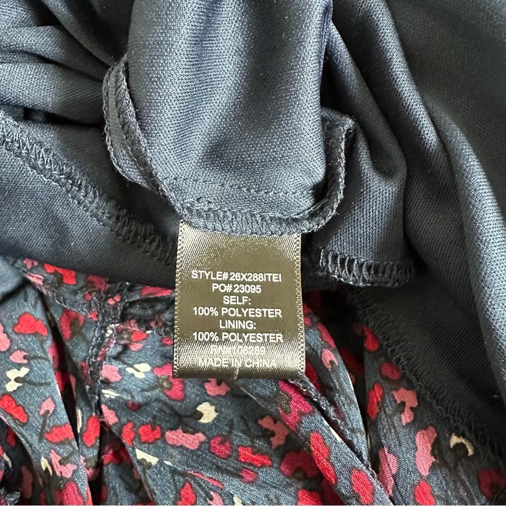 NWT Francesca’s Dress Trixii Babydoll Blue Red Pink Size XL - Image 5