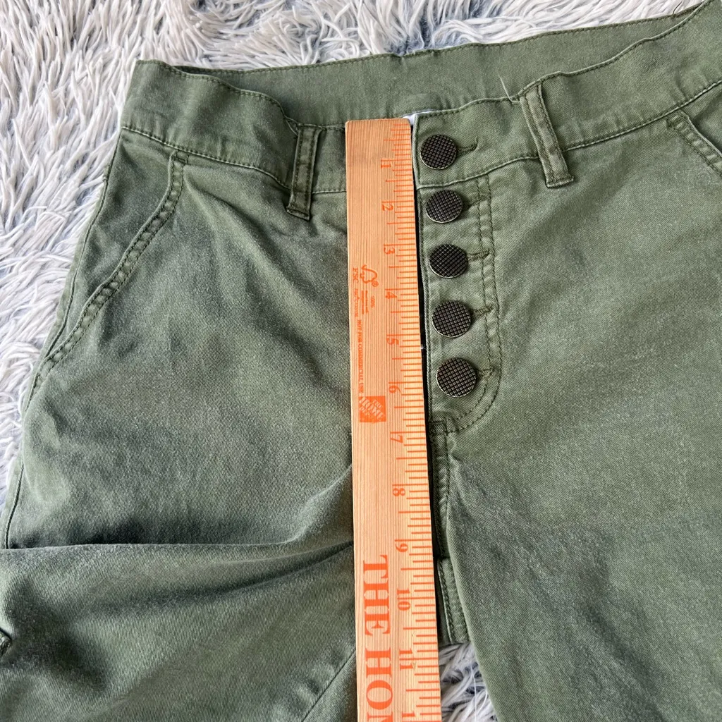Cabi Jeans Women’s Size 6 Olive Green Button Fly Skinny Cargo Pants - Image 6