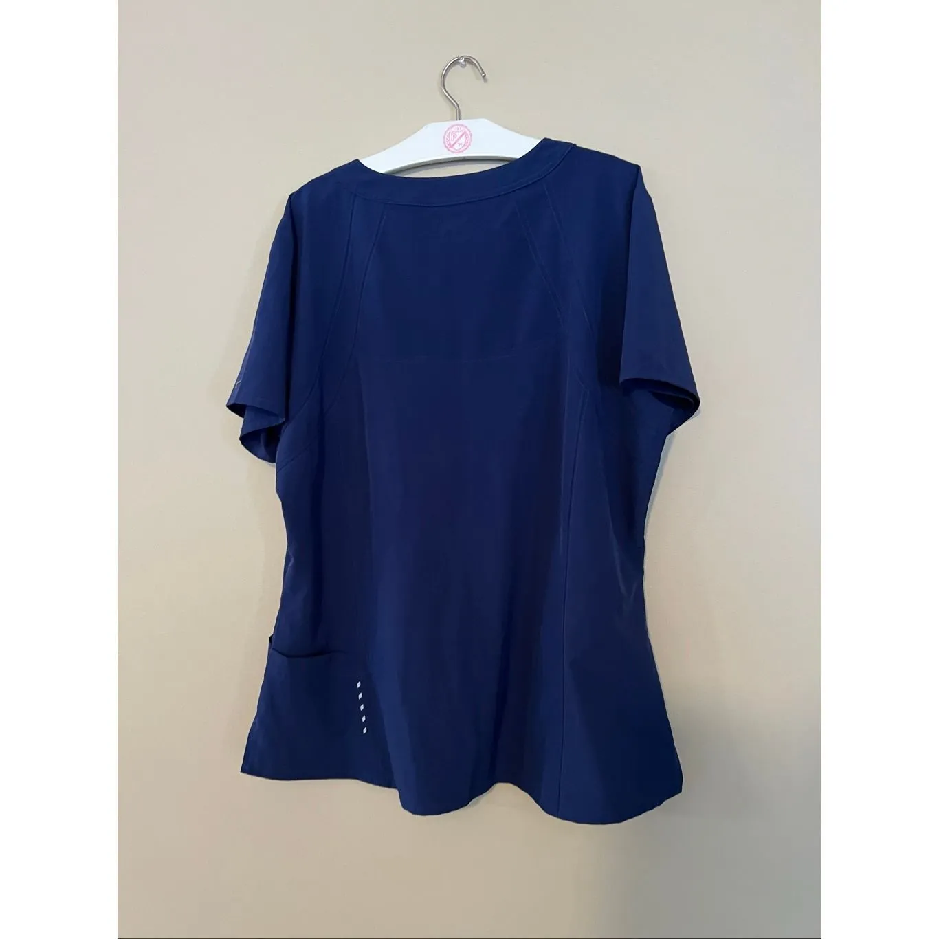 Barco One Blue Scrub Top Woman’s Size XL FLAWED - Image 7