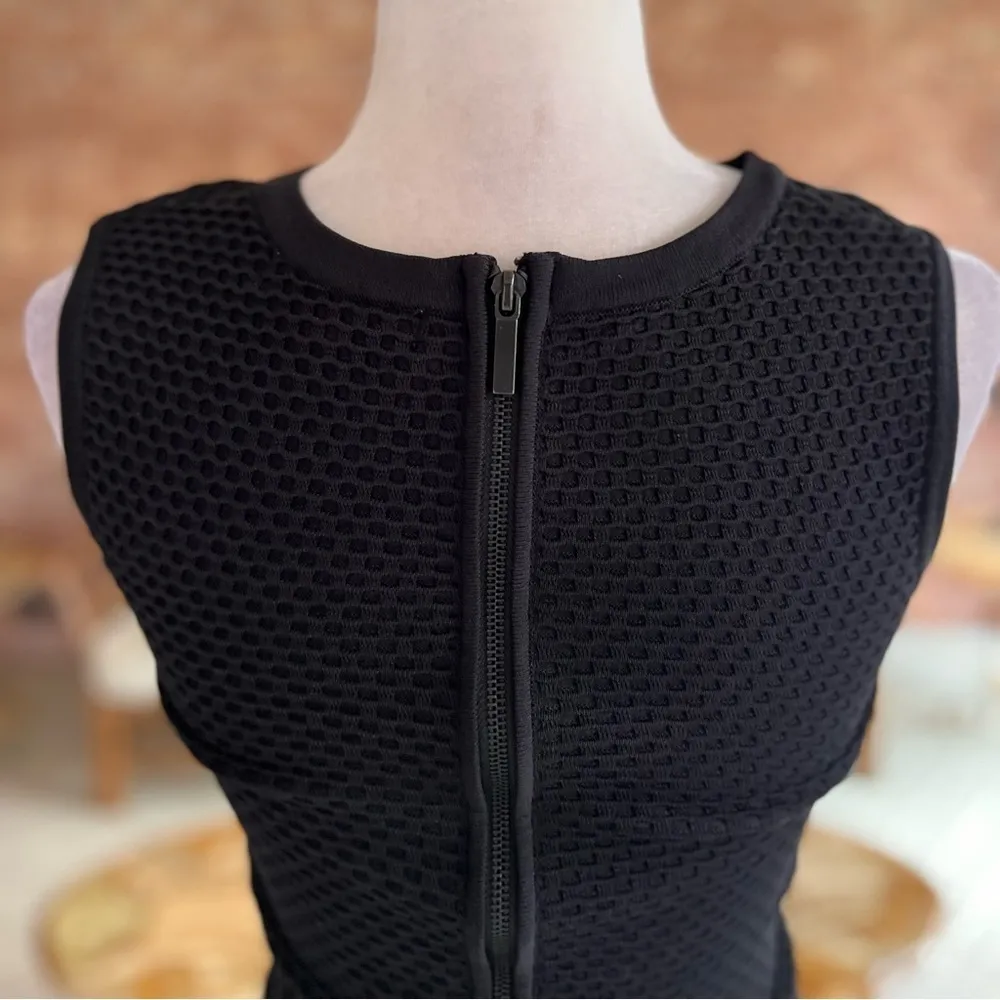 John + Jenn Revolve Nori Dress Black Bodycon Mesh Sleeveless Cocktail Party S - Image 10