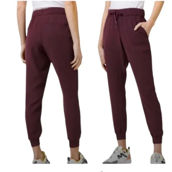 GARAGE maroon joggers - Image 2