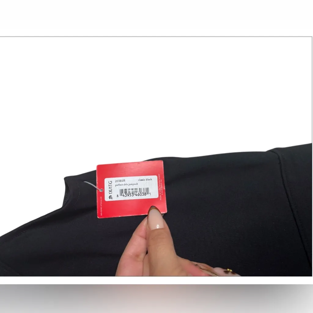 NWT SPANX Perfect Sleeveless Jumpsuit in Black SIZE 1X - Image 5