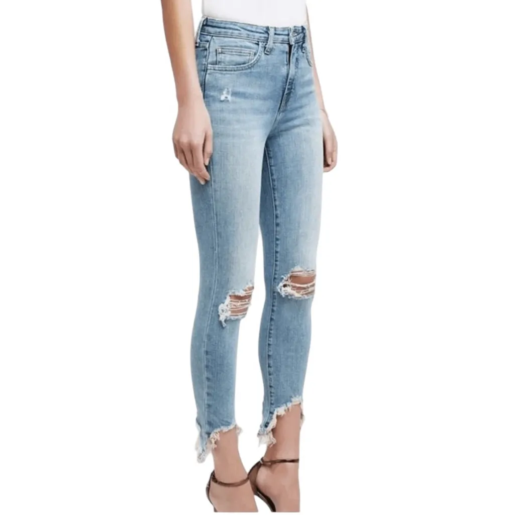 L'Agence Destruction High Line High Rise Skinny Desert Light Jeans Size 23 - Image 16
