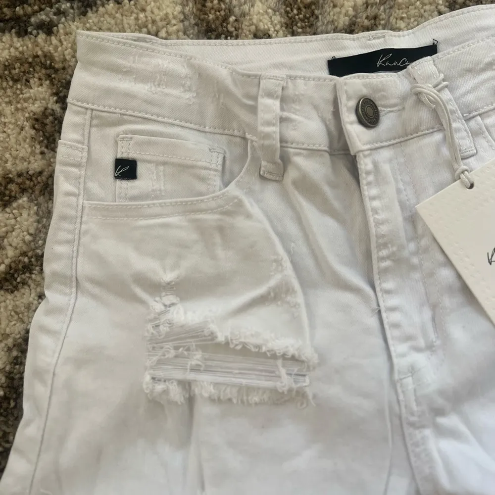 Womens Kancan Los Angeles White Short sz 5/26 - Image 3