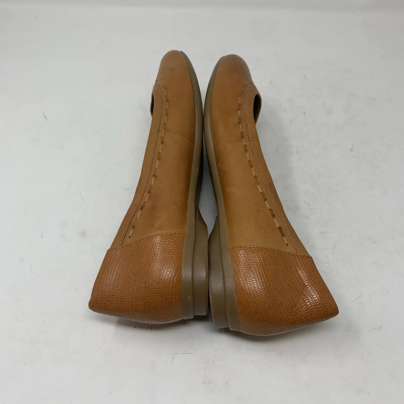 Cobb Hill Tan Havane Maiika Leather Round Toe Slip On Ballet Flats Size 8.5 - Image 6