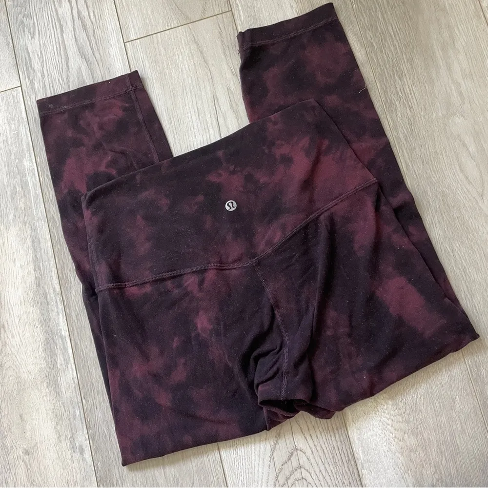 Lululemon Align Crop 21" Leggings Diamond Dye Purple (Size 6) workout athleisure - Image 5