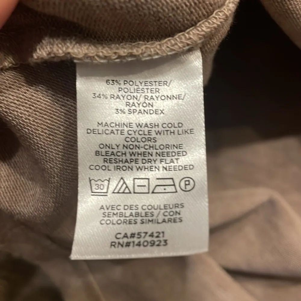 LOFT Light Brown Cozy Long Sleeve Top - Size XS - Image 7