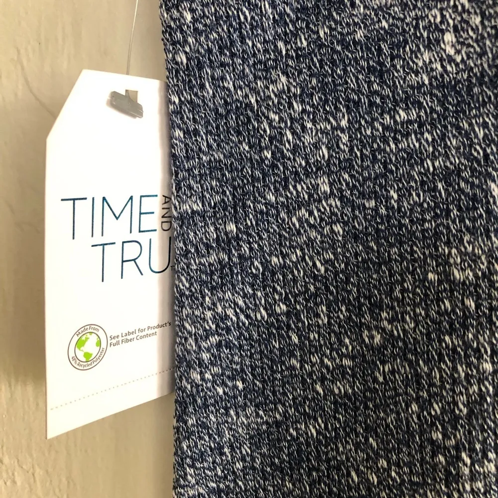 TIME and TRU Womens Sleeveless Knitted Top Size 22 XXXL Blue Semi Loose New - Image 6