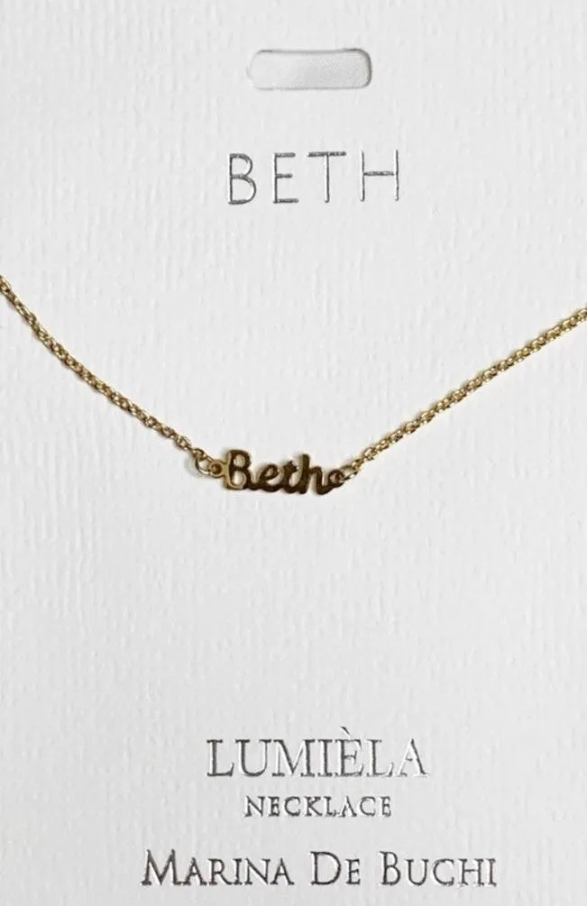 Marina De Buchi Lumiela “Beth” Personalized Necklace - Image 1