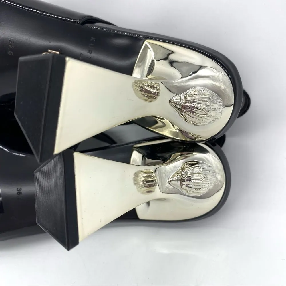 Kurt Geiger London Slingback Pointed Toe High Shine Pumps Size 5.5 - Image 9
