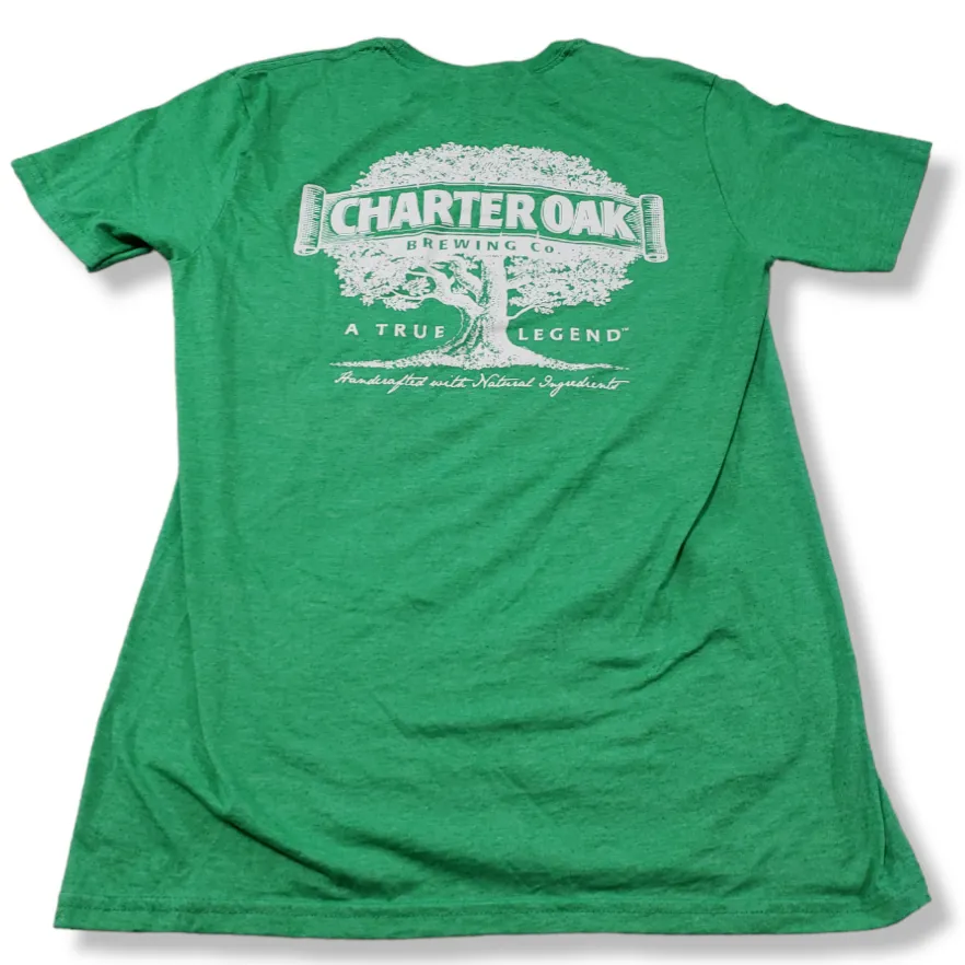 Charter Oak Brewing Company Shirt Size Medium Graphic Tee Graphic Print T-Shirt By Gildan  - Image 2