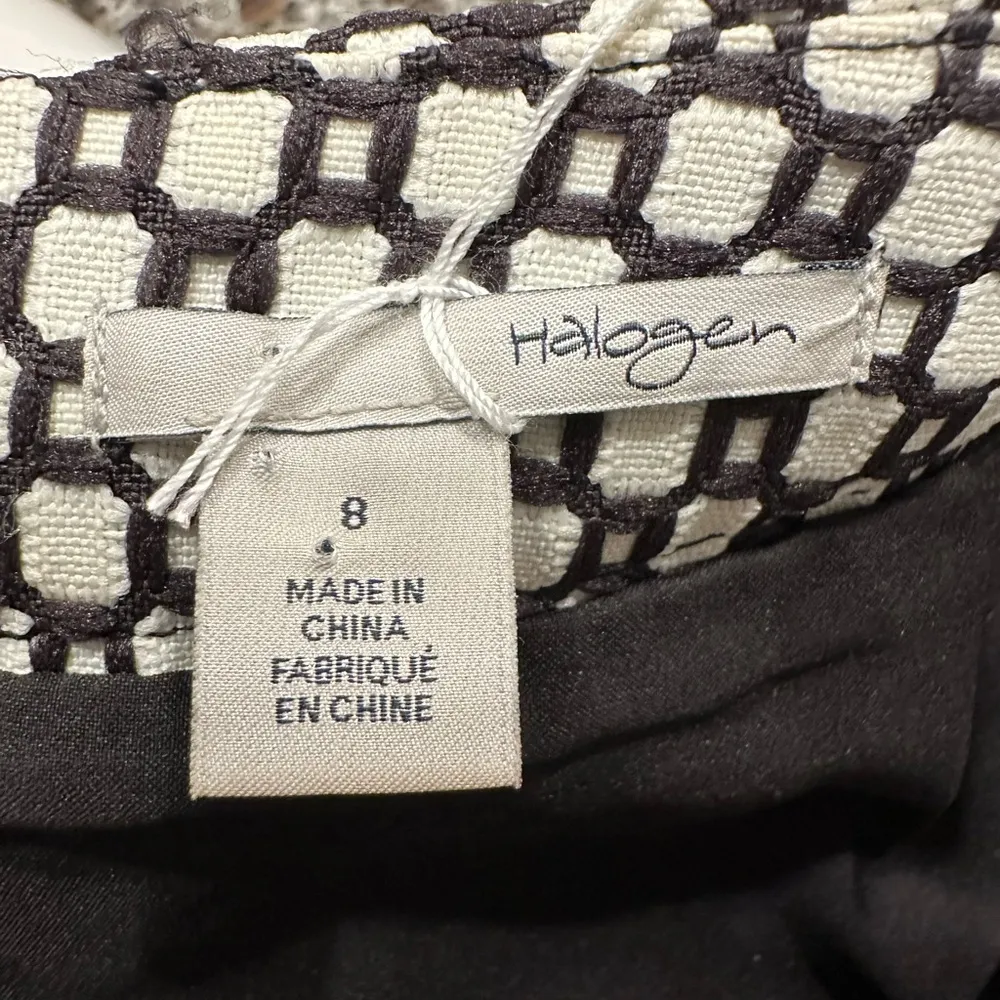 Black and White Patterned Women's Skirt - Image 6