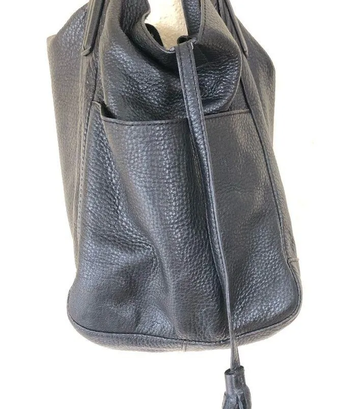 Michael Kors Ashbury Black Pebbled Leather Shoulder Bag - Image 5