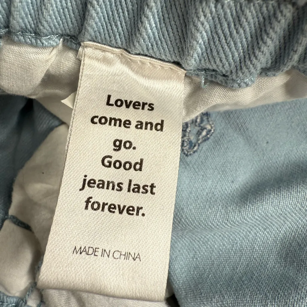 PACSUN Mushroom Embroidery Baggy Carpenter Wide-Leg Jeans W1756 Sz S - Image 8