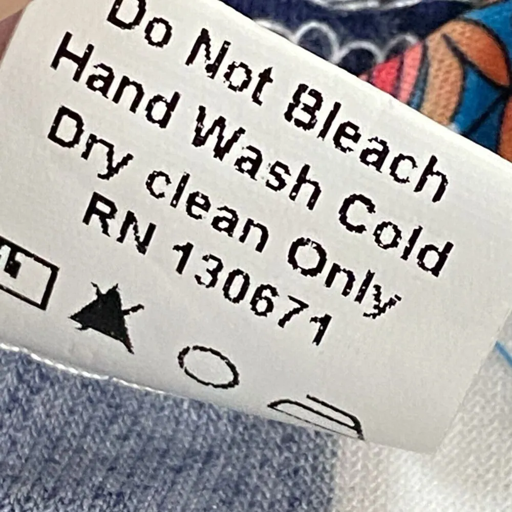 Selfie Couture Womens M Floor Length Maxi Peasant Skirt Blue White Slinky Flowy Size M - Image 7