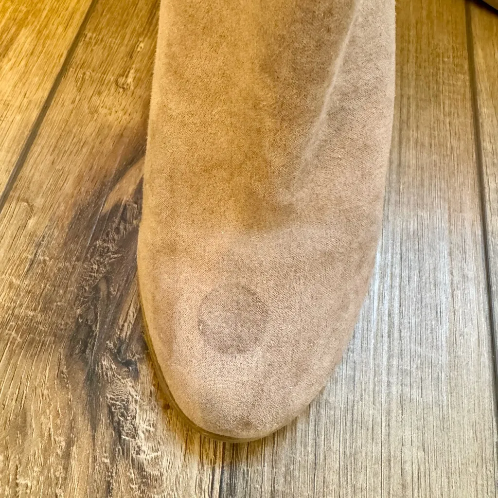 LC by Lauren Conrad Faux Suede Booties | VGUC | Size 6.5 | 3 in heel|light brown - Image 6