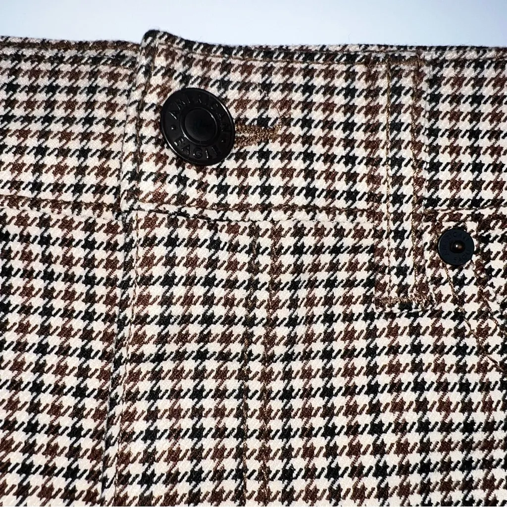 American Eagle Women’s Houndstooth “School Girl” Stylish Houndstooth Plaid Skirt - Image 3