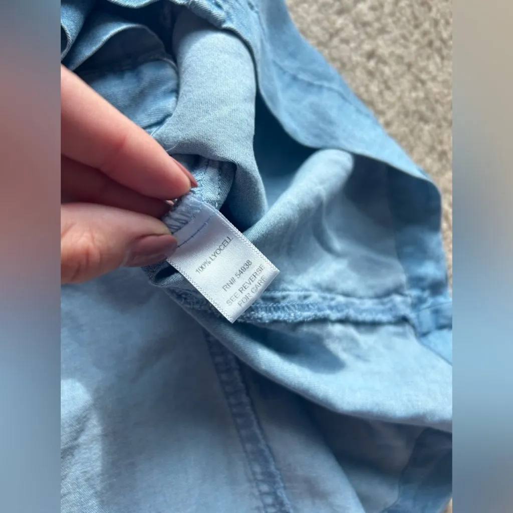 APPRAISAL Chambray denim blue A - Image 7