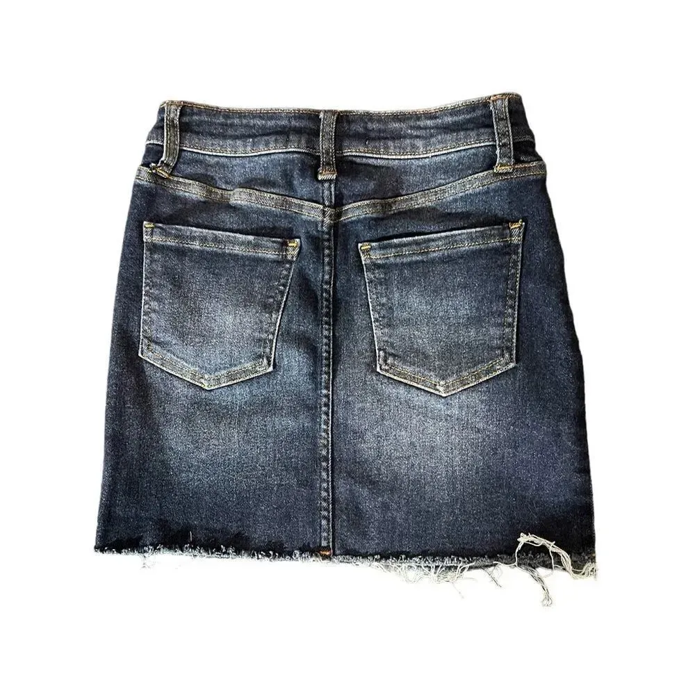 RSQ Denim Mini Skirt Size‎ 0 - Image 3