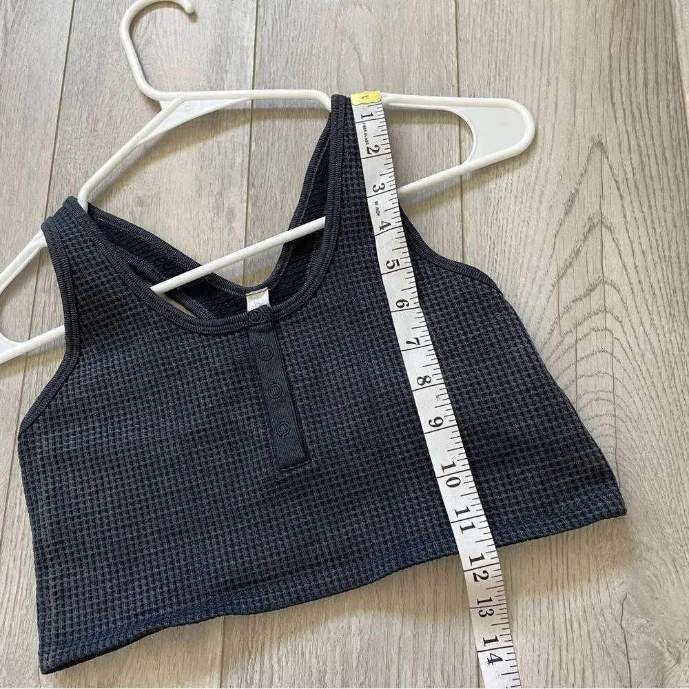 Aerie Offline Main Squeeze Seamless Racerback Long Line Bra Gray (Small) thermal - Image 5