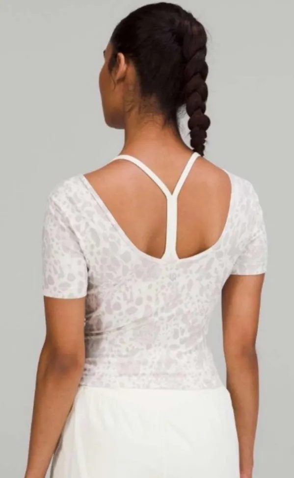 Align T-Shirt Cheetah Camo Antique White Multi - Image 2