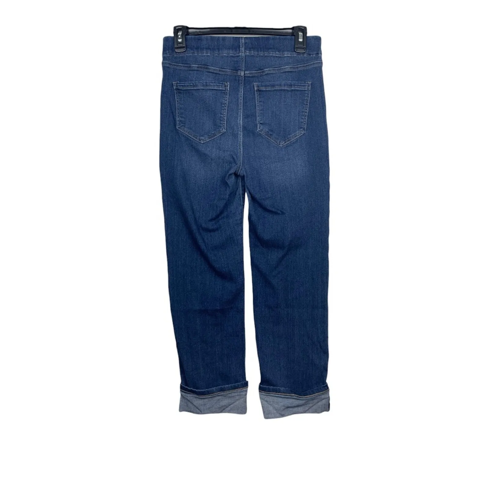 Liverpool the crop womens size 8 29 medium jeans denim cuffed blue casual - Image 3