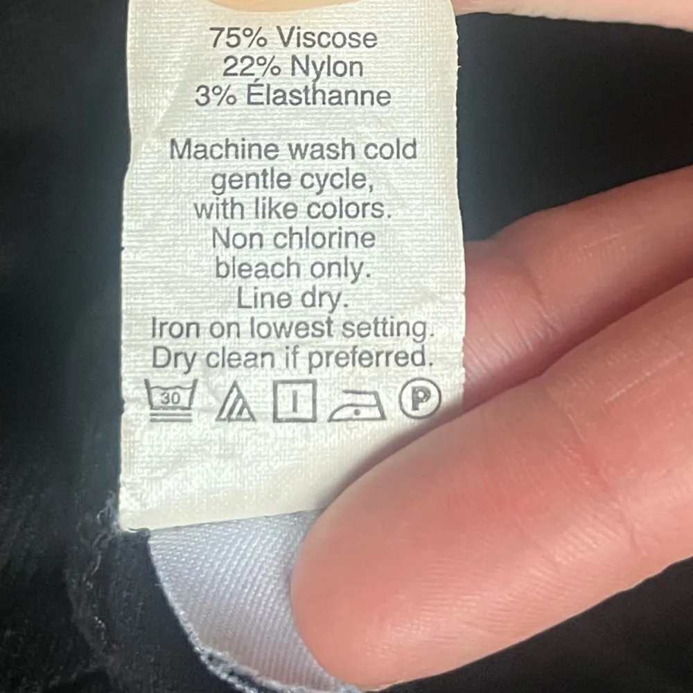 Madewell Knit Black Career Work Office Business Trouser Pants Size 6 - Image 4