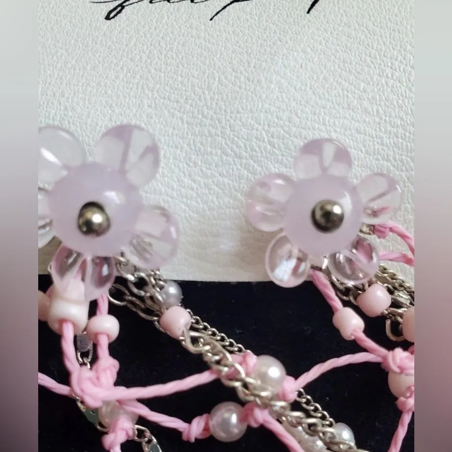 Free People Willow Dangles - Blush - Image 4