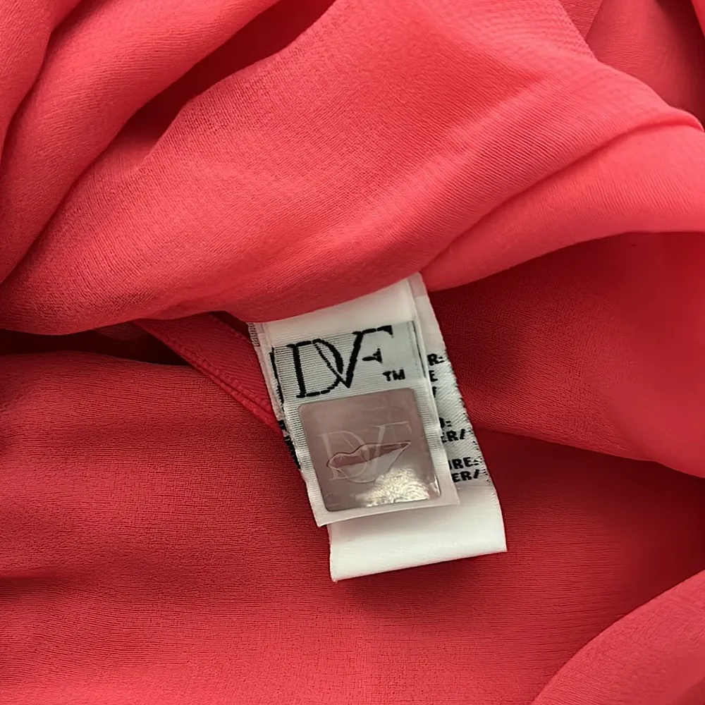 Diane Von Furstenberg NWT Mateo Pink Nectar Silk Dress **Size 6** 🌸🌸 - Image 8