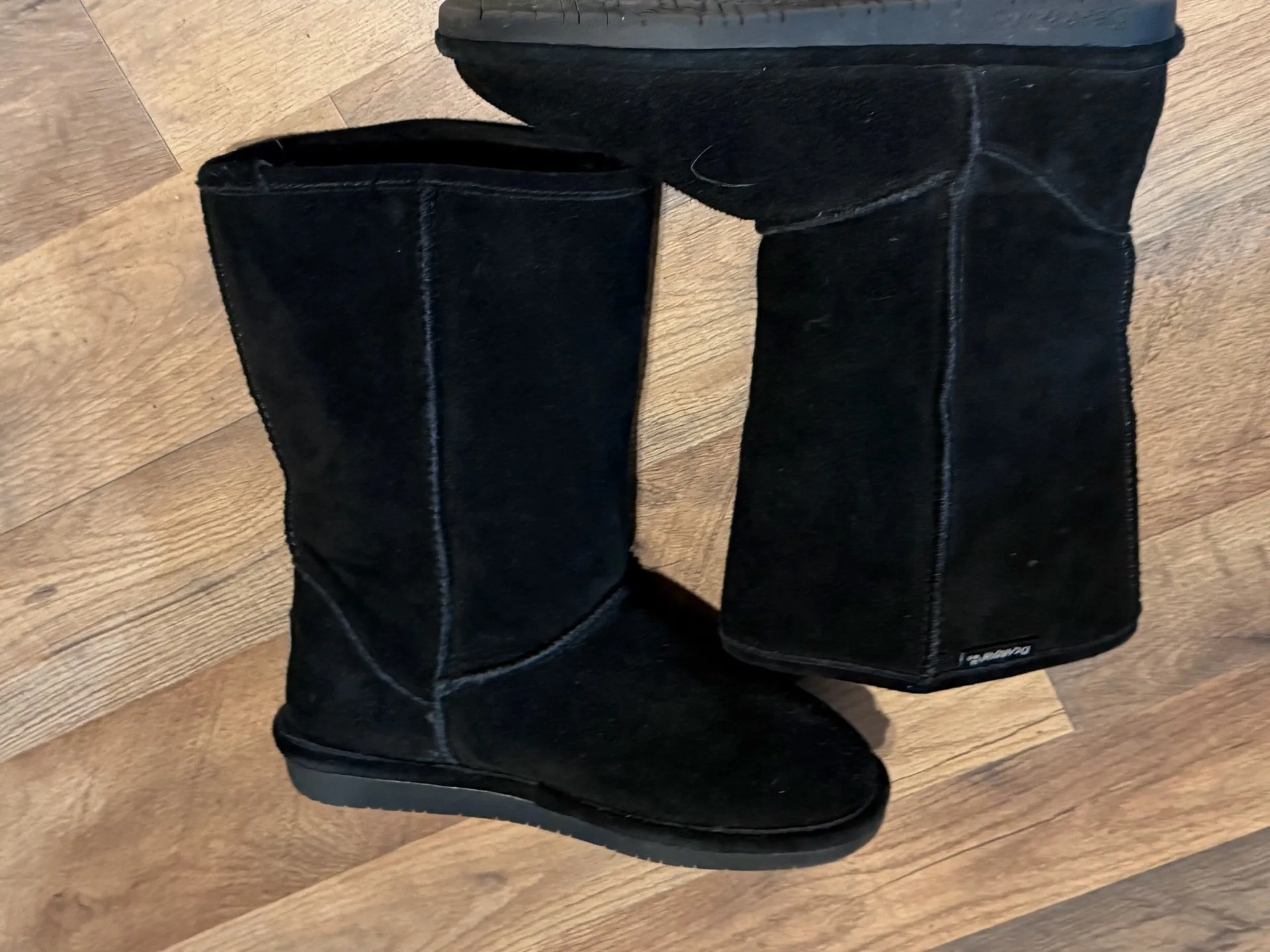 BEARPAW Boots Women’sSuede size 8 sheepskin lined new - Image 3