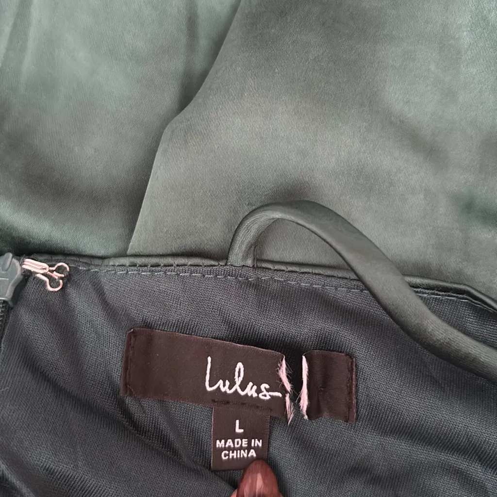 Lulus Make it Elegant Emerald Green Satin Strappy Maxi Dress - Image 13