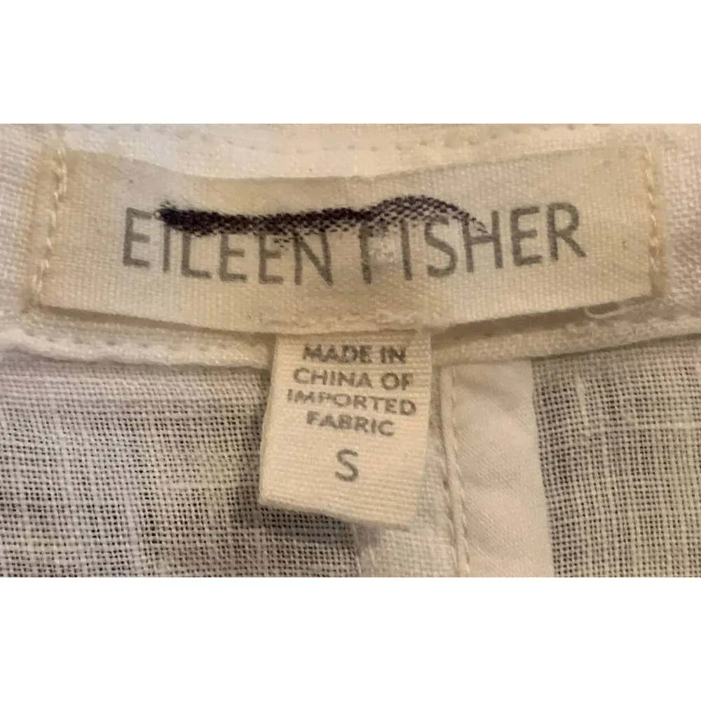 Eileen Fisher Irish Linen Notch Collar Jacket (S) - Image 7