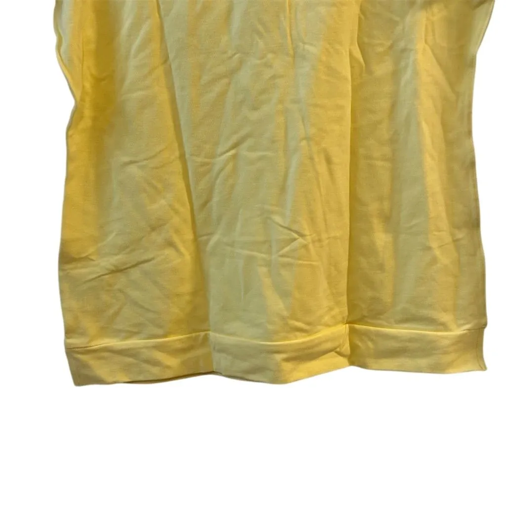 Nike Women's Yellow Polo Shirt XL Short Sleeve Casual Top NWT - Image 12