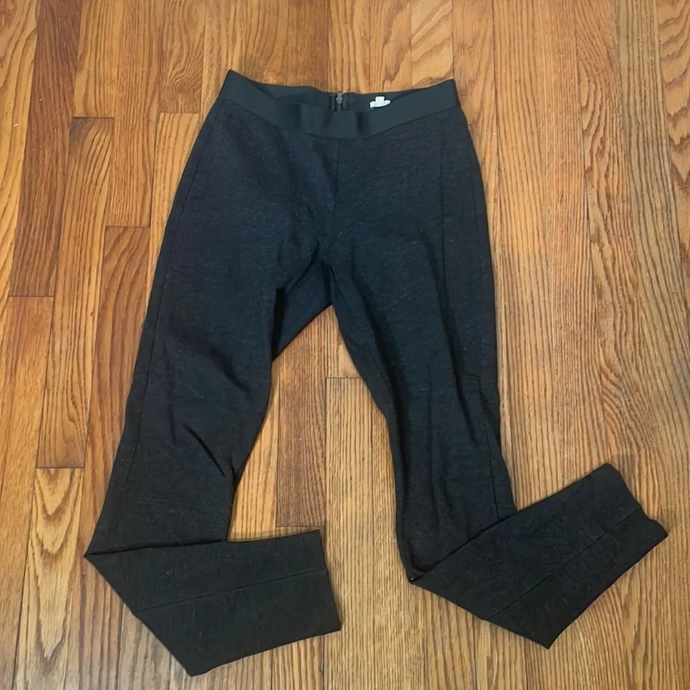 J Crew Pixie Structured Leggings Pants Size‎ 4r charcoal - Image 3