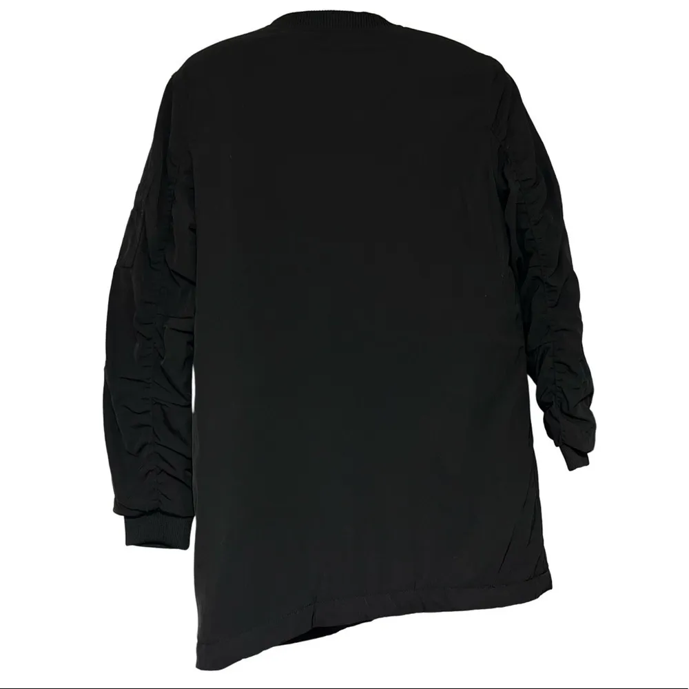 Le Marias Los Angeles Long Line Bomber Coat - Image 2